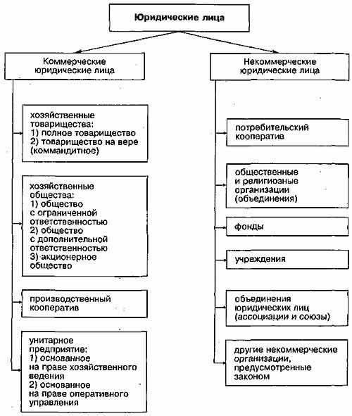 Характеристика отдельных признаков юридического лица