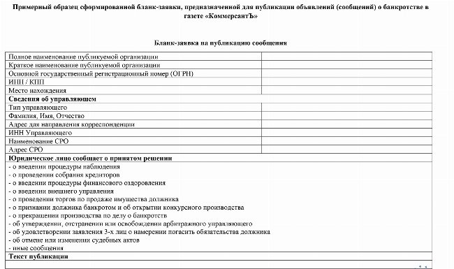 Как опубликовать информацию в ЕФРСБ по банкротству физического лица?