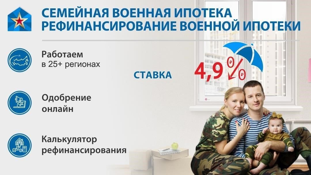Основные преимущества программы субсидированной ипотеки для семей военнослужащих