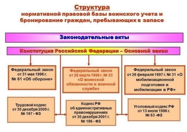 Виды воинского учета и их основные характеристики